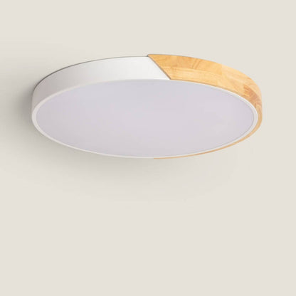 Lumexa Houtaro LED Plafondlamp Rond Hout en Aluminium CCT