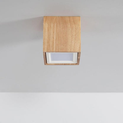 Sigurano Plafondlamp Hout 6W