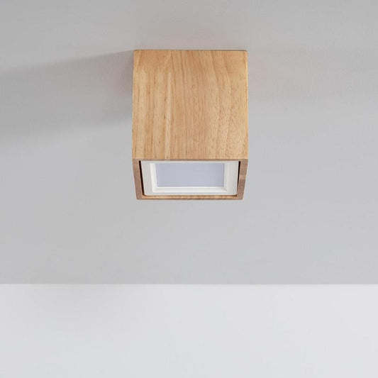 Sigurano Plafondlamp Hout 6W
