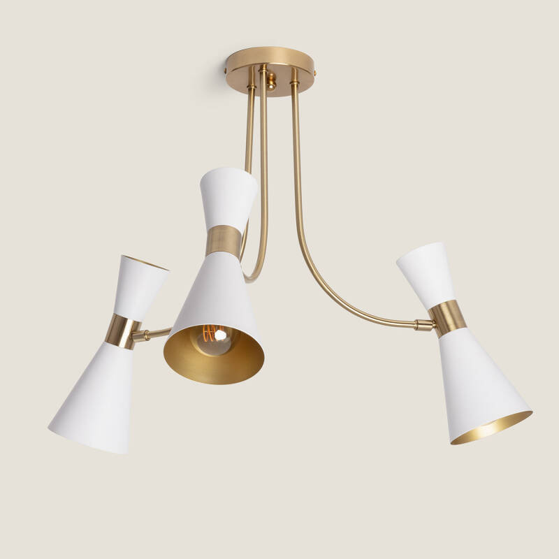 Lumexa Jiggaro Plafondlamp Metaal 3 Spots E27