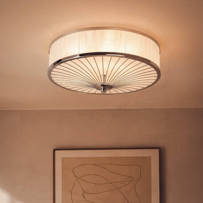 Lumexa Crisavo Plafondlamp Metaal Chroom 3x E14