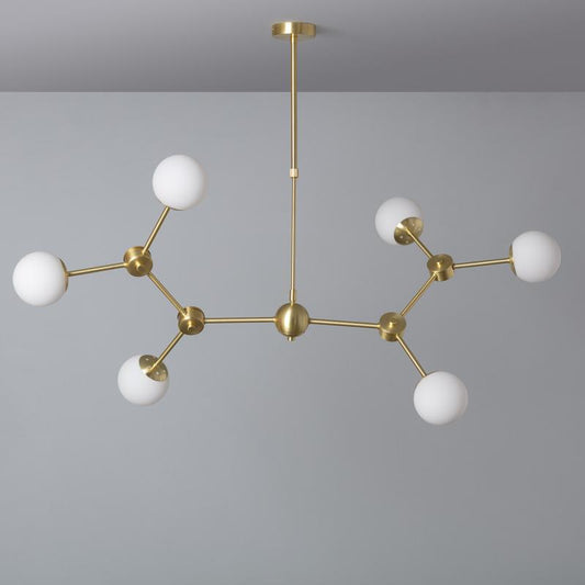 Lumexa Moonlano Plafondlamp Metaal en Glas 6x G9