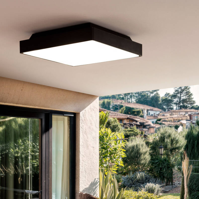 Lumexa Juliavo Buiten Plafondlamp Vierkant IP65 2x E27