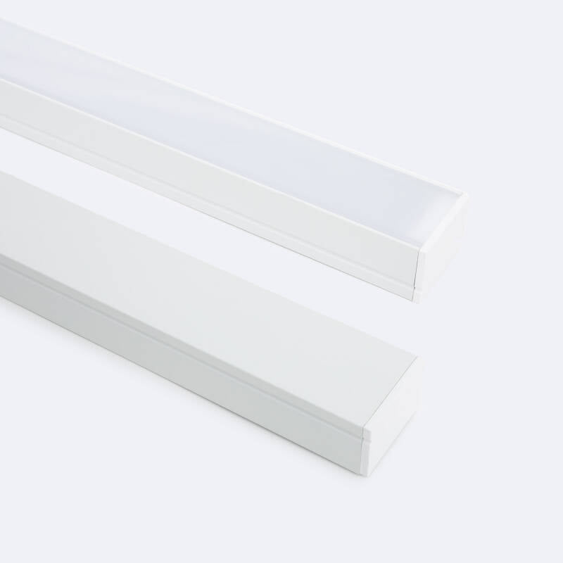Aluminium profiel opbouw | voor dubbele LED-strip tot 22mm