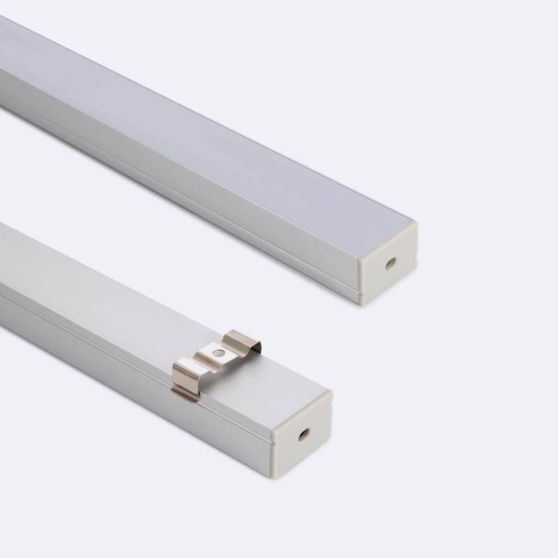 Aluminium profiel opbouw | voor dubbele LED-strip tot 22mm