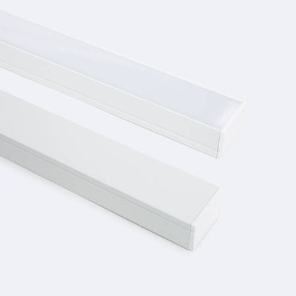 Aluminium profiel opbouw | voor dubbele LED-strip tot 22mm