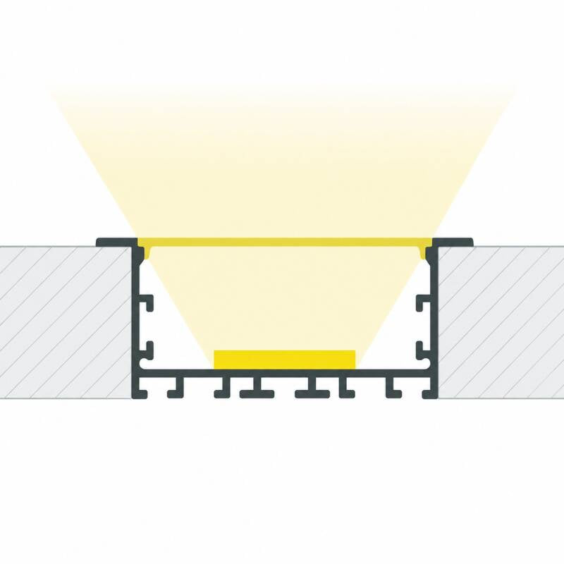 Lumexa Profiel Aluminium voor LED-strip tot 60 mm