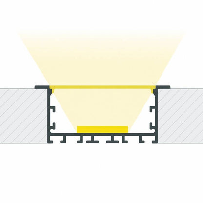 Lumexa Profiel Aluminium voor LED-strip tot 60 mm