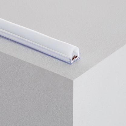 Lumexa PVC-profiel 1m voor neon-LED 7,5 W/m Dimbaar 220V AC 100 LED/m Halfrond 180º één kleur IP67 Op maat Gesneden om de 100 cm