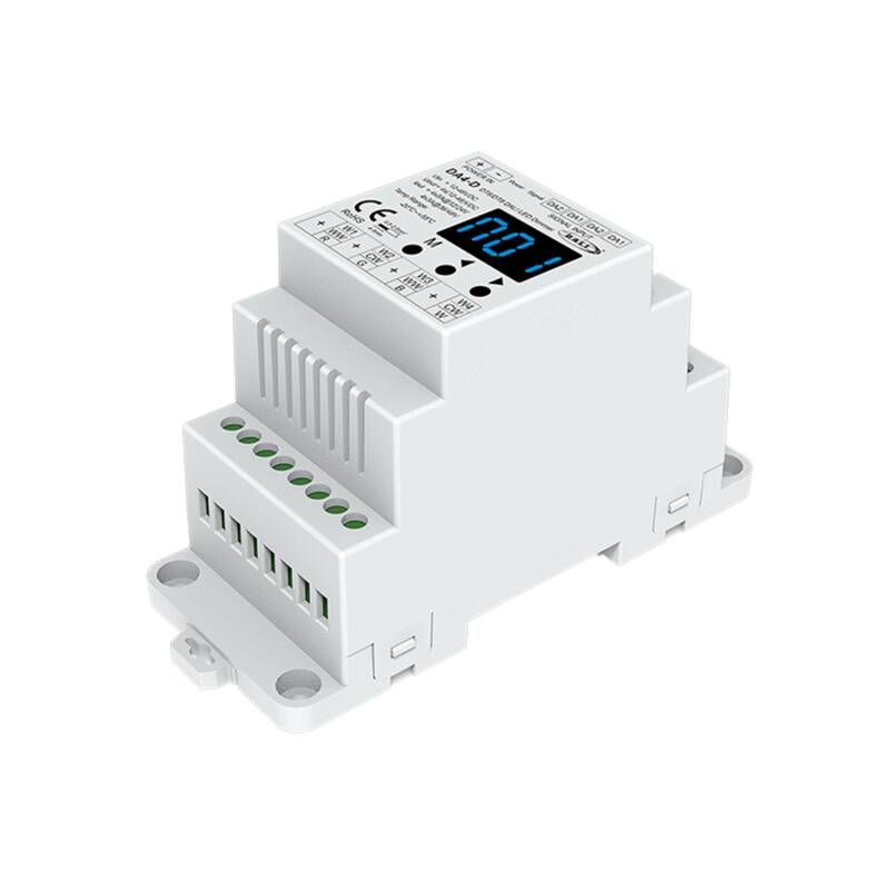 Dinparo DALI 4-kanaals LED-strip dimmer DIN-rail