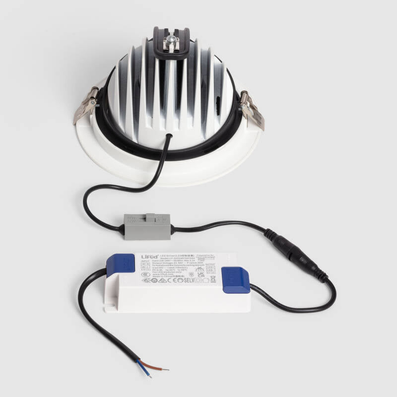 Inbouwdownlight richtbaar rond | CCT | 30W