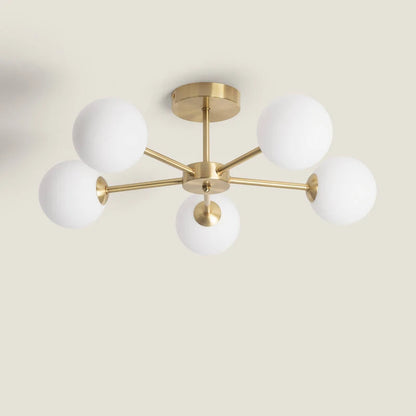 Lumexa Moonlivo Plafondlamp Metaal en Glas 5x G9