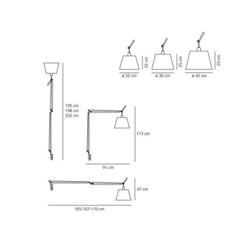 Tolomeo Mega detail