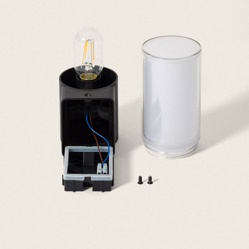 Lumexa Perepavo Buiten Wandlamp Zwart E27