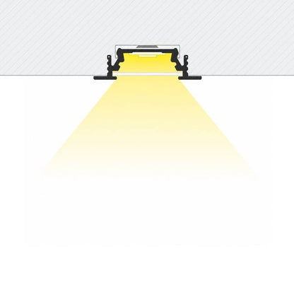 Lumexa Verzonken Aluminium Profiel 1m Cover voor LED-strip tot 10 mm