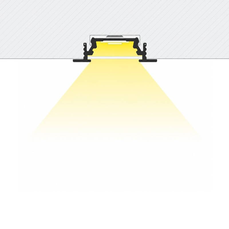 Lumexa Verzonken Aluminium Profiel 1m voor LED-strip tot 10 mm