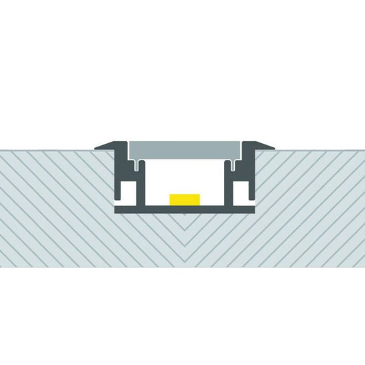 Lumexa Vloer Aluminium Profiel voor LED-strip tot 12 mm
