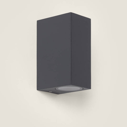Lumexa Misenavo Buiten Wandlamp Up/Down Donkergrijs 2x GU10