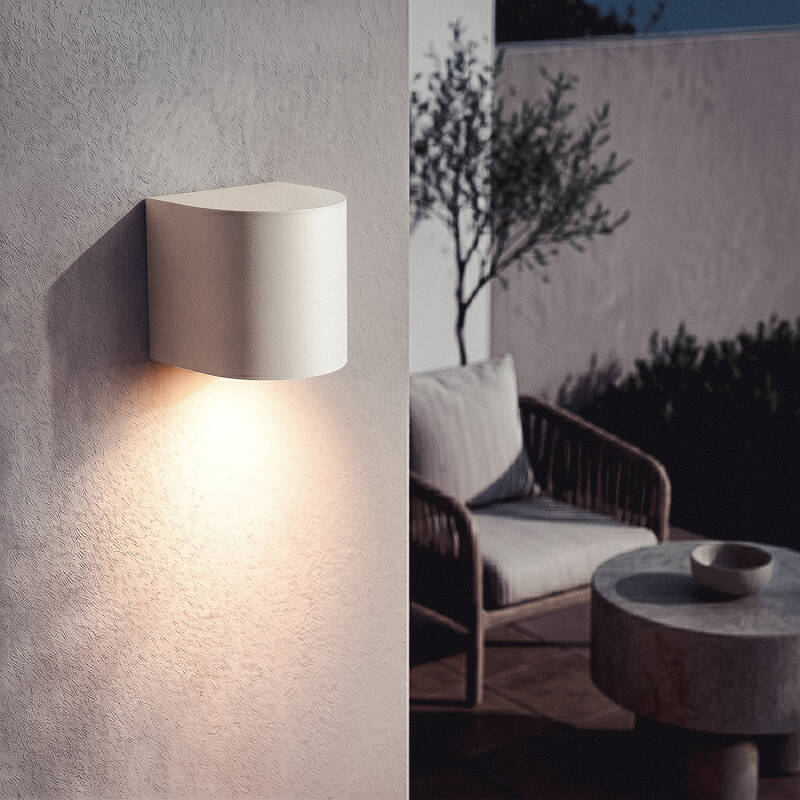 Lumexa Galaro Buiten Wandlamp Wit IP44 GU10