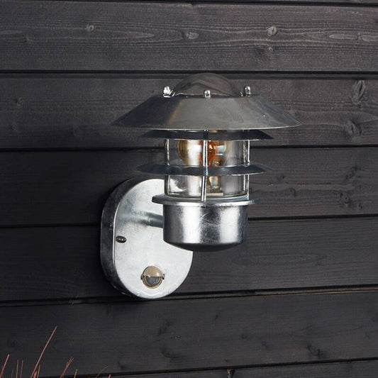 Lumexa Stagaro Buiten Wandlamp Gegalvaniseerd met PIR-sensor E27