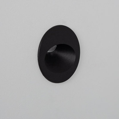 Lumexa Conaro LED Wandinbouwspot 3W Rond Zwart
