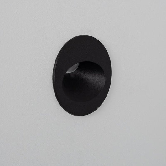 Lumexa Conaro LED Wandinbouwspot 3W Rond Zwart