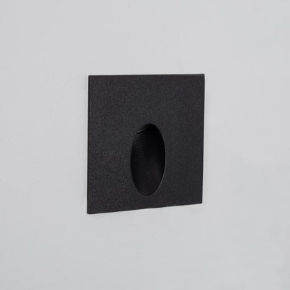 Lumexa Ellisavo LED Wandinbouwspot 3W Vierkant Zwart