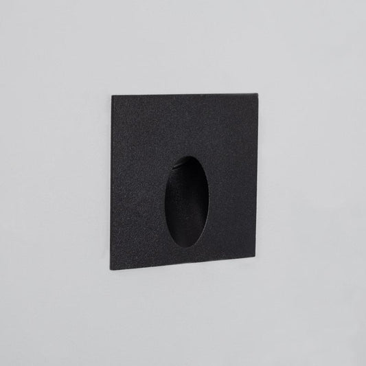 Lumexa Ellisavo LED Wandinbouwspot 3W Vierkant Zwart