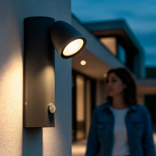 Lumexa Abelivo LED Buiten Wandlamp 6W met Bewegingssensor