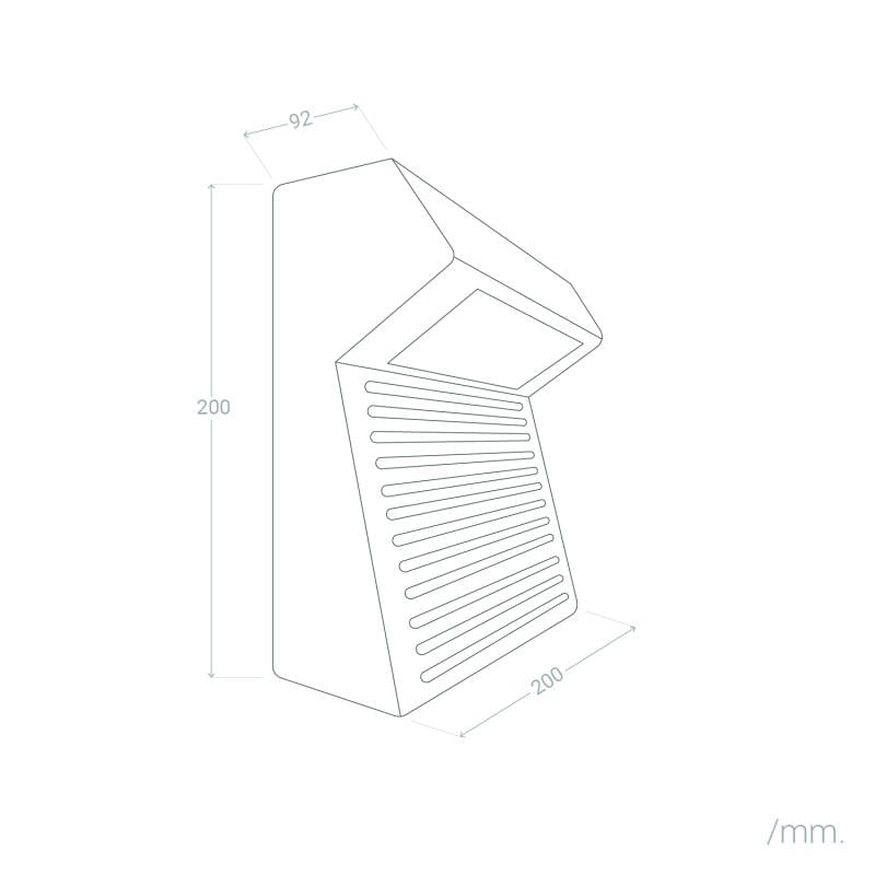 Lumexa Sealyo LED Wandlamp Cement 8W