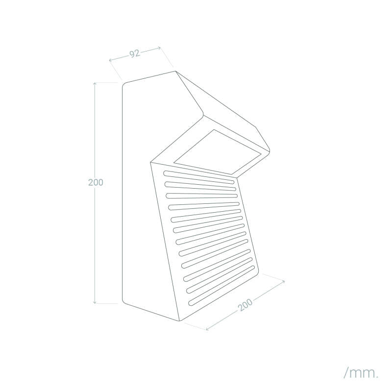 Lumexa Sealyo LED Wandlamp Cement 8W