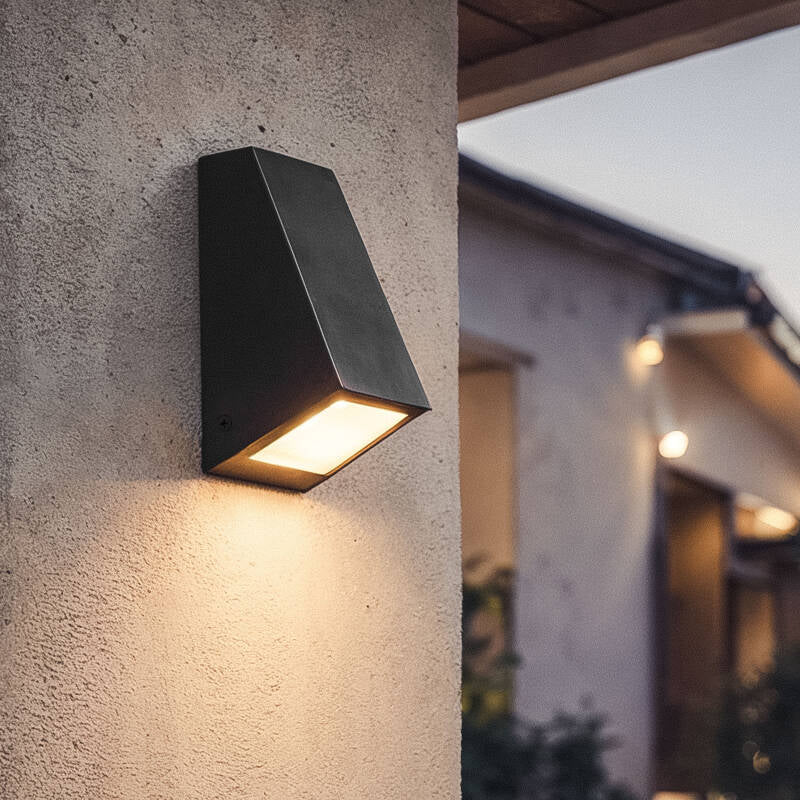 Lumexa Ruzavo Buiten Wandlamp Metaal en Glas IP44 GU10