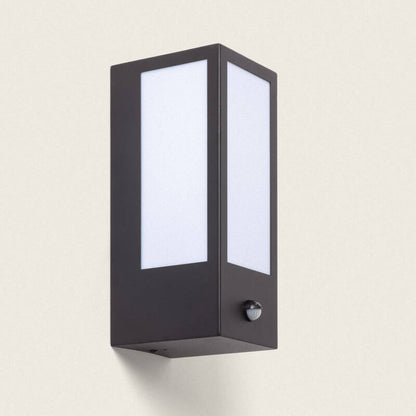 Gakomo | Buitenwandlamp opaal | E27 | 15W | IP44 | met sensor