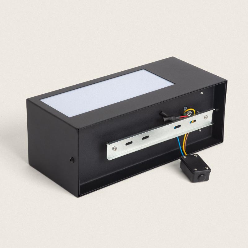 Gakomo | Buitenwandlamp opaal | E27 | 15W | IP44 | met sensor