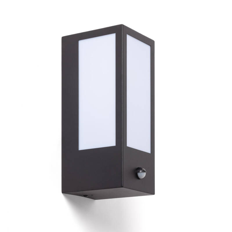 Gakomo | Buitenwandlamp opaal | E27 | 15W | IP44 | met sensor