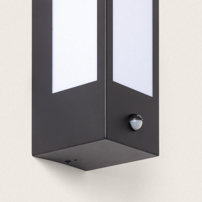 Gakomo | Buitenwandlamp opaal | E27 | 15W | IP44 | met sensor