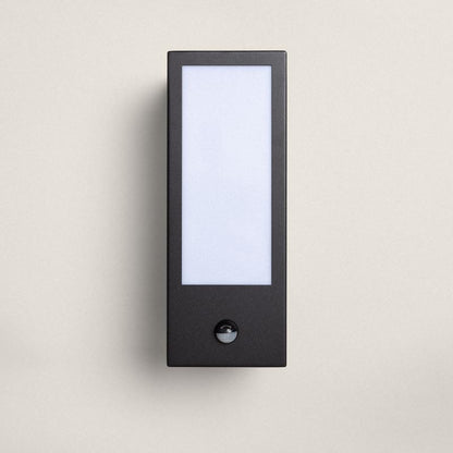 Gakomo | Buitenwandlamp opaal | E27 | 15W | IP44 | met sensor