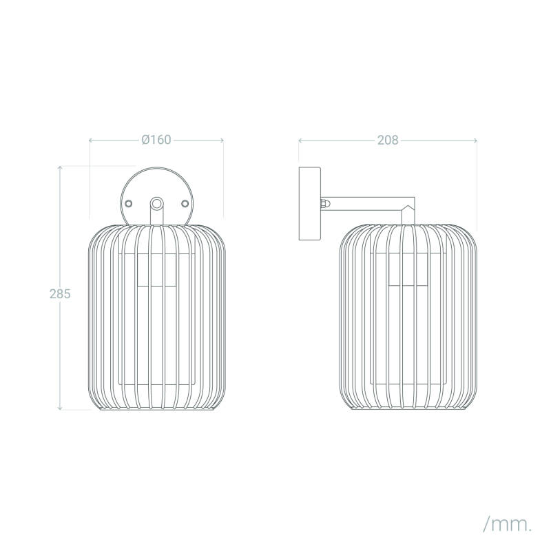 Lumexa Dadawaro LED Wandlamp E27 40W