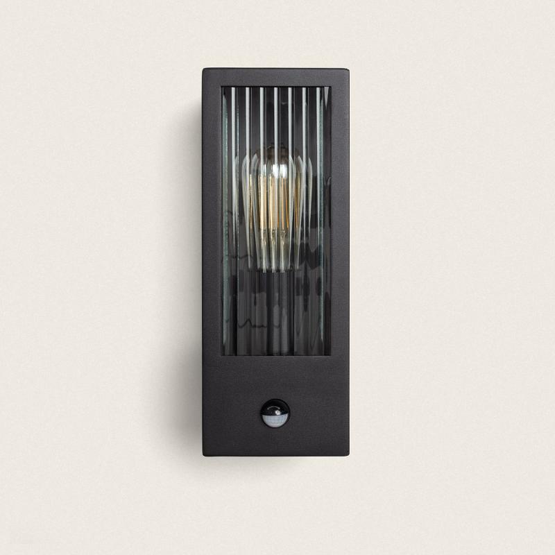 Gakomo | Buitenwandlamp glas | E27 | 40W | IP44 | met sensor