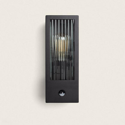 Gakomo | Buitenwandlamp glas | E27 | 40W | IP44 | met sensor