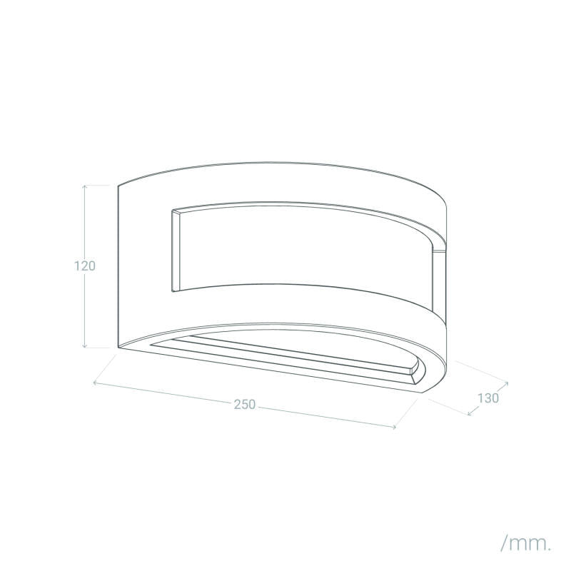 Lumexa Ourielo LED Wandlamp Gips E27 40W