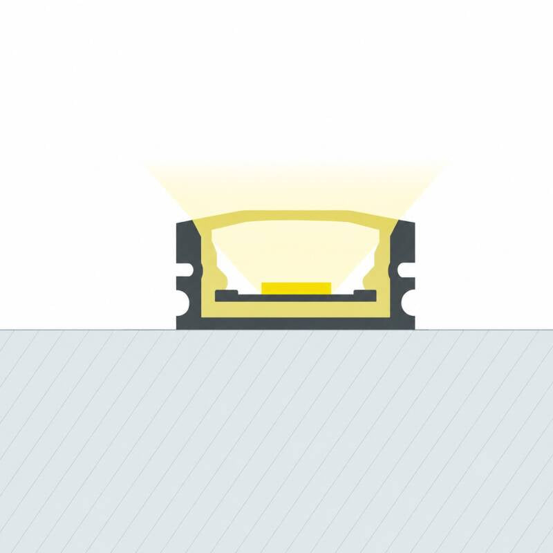 Lumexa Waterdicht aluminium profiel IP65 Opbouw 2m voor LED-strip tot 8 mm